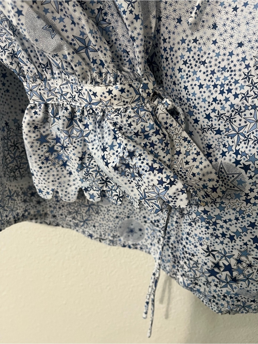 J Crew Scalloped Blouse in Liberty Adalejda Star Print - Picture 4 of 6